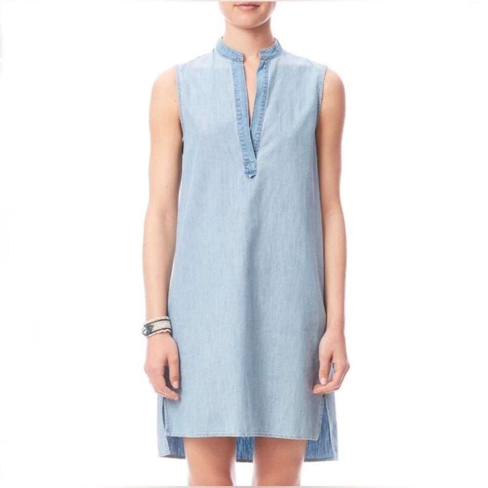 Women’s — Dresses — Rag & Bone — Barcelona Denim Shift Dress — Size, Medium - Picture 3 of 3
